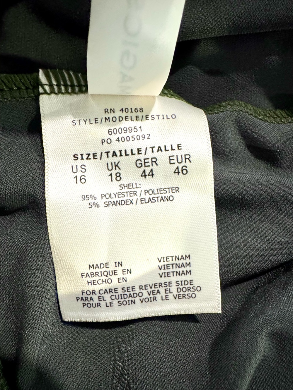 Magicsuit Mallory Halter Soft Cup Tankini Swim Suit In Military Green Women’s 16 - Picture 6 of 11